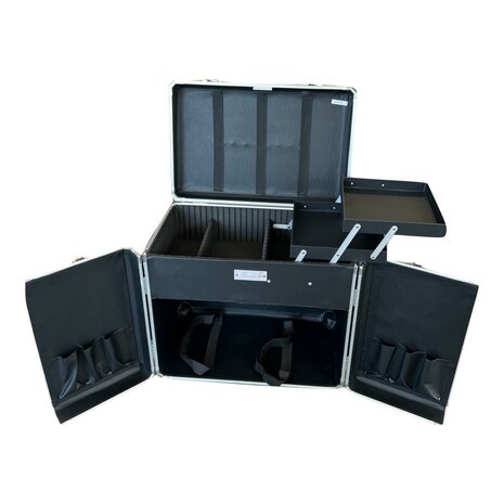 Pedicurekoffer deluxe Disco zilver