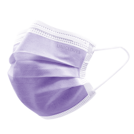  Mondkapje/Mondmasker Type IIR UNIGLOVES VIOLET 50 st. MEDICAL