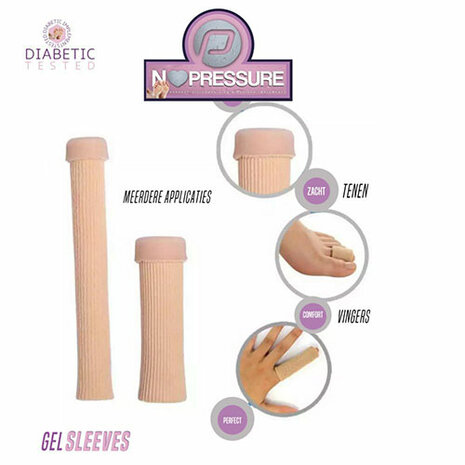 Silicone gelbuis 15 cm maat L