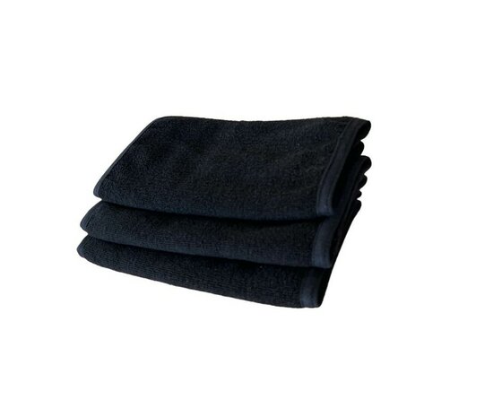 Medixwell handdoek ''Kompresse'' 50x25 cm 3 stuks ZWART