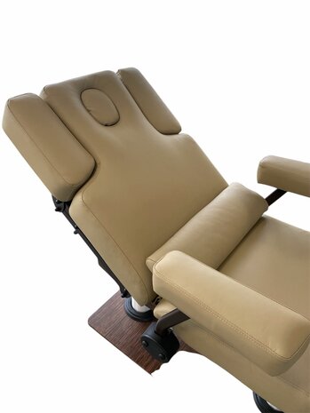 Swan SPA Stoel "EMMA" behandelstoel 4 motorig - Taupe - Verwarming - Geheugen