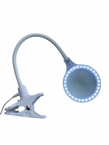 Loupelamp AMBULANT | LED 3 diopter | Met klem | Dimbaar