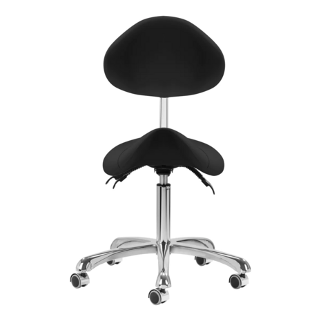 GIOVANNI Tabouret 1004 zadelkruk | ZWART