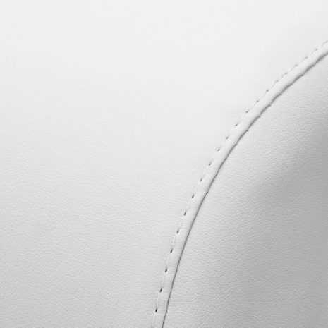 GIOVANNI Tabouret 1005 | Vierkant kussen | WIT