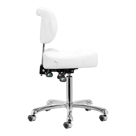 GIOVANNI Tabouret 1005 | Vierkant kussen | WIT