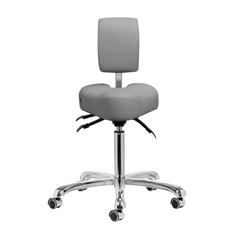 GIOVANNI Tabouret 1005 | Vierkant kussen | GRIJS