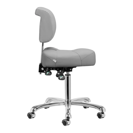 GIOVANNI Tabouret 1005 | Vierkant kussen | GRIJS