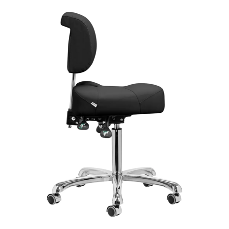 GIOVANNI Tabouret 1005 | Vierkant kussen | ZWART