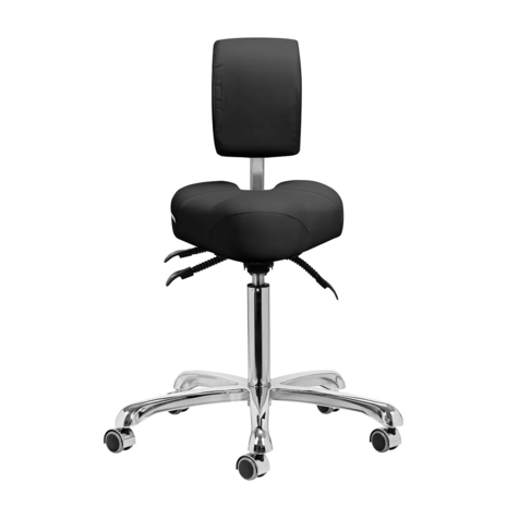 GIOVANNI Tabouret 1005 | Vierkant kussen | ZWART
