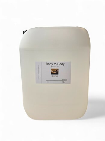 Body & Body massage olie neutraal can 10 liter