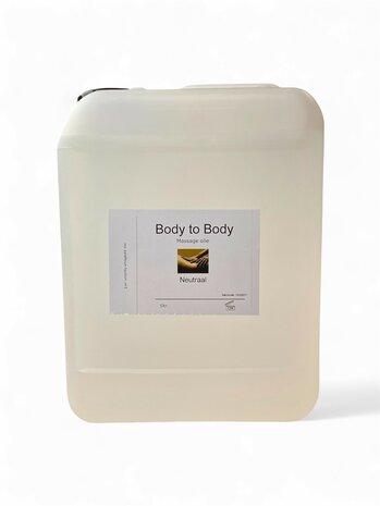 Body & Body massage olie neutraal can 5 liter
