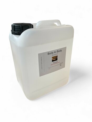 Body & Body massage olie neutraal can 5 liter (snel afspoelbaar)