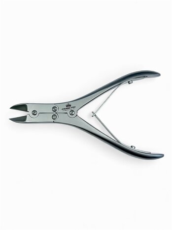 Crown Pro Dubbelscharniertang  RECHT OVAAL 12.5cm