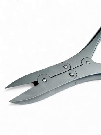 Crown Pro Dubbelscharniertang  RECHT OVAAL 12.5cm