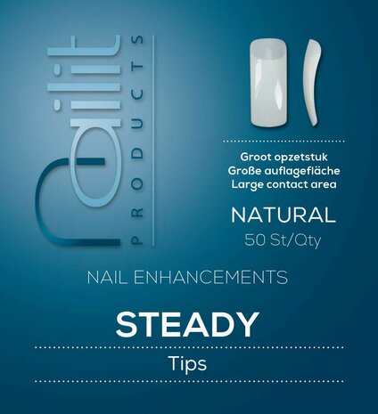 Nailit Tipbox Steady Natural box 100 st.