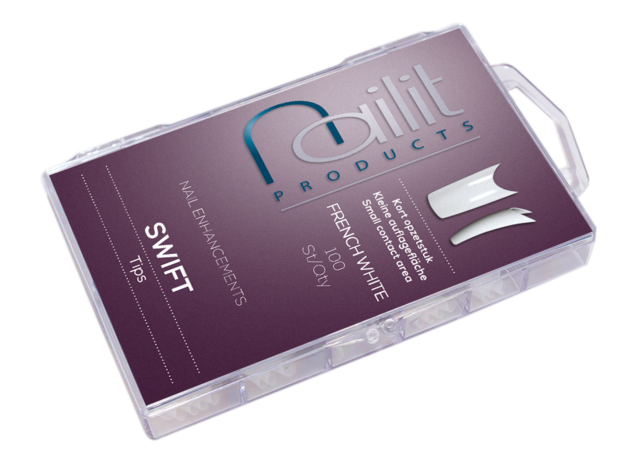 Nailit Tipbox Swift White 100 st.