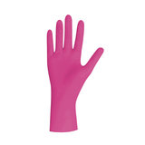  Handschoenen Nitrile Hot Pink doosje à 100 stuks Unigloves_