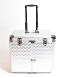 Pedicurekoffer deluxe Disco zilver