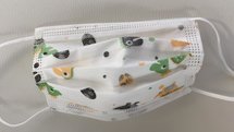 Mondmaskers KIDS met bacteriefilter 3 laags doos 50 stuks