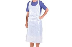 Plastic Schorten - pak 100 stuks - WIT 