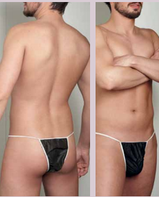 Wegwerp slips Man non wolven zwart box 100 stuks