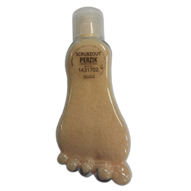 Scrubzout voetje PERZIK