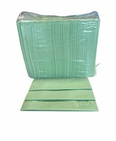 Sunstar Dental towel Uni met plastic laag - pak 125 stuks GROEN