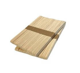 Houten spatels smal 100 stuks 