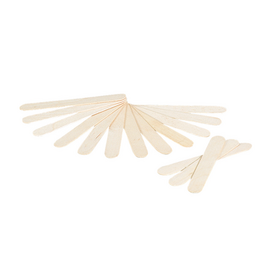 Houten spatels breed 100 stuks 
