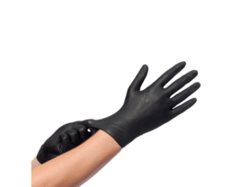 ABENA Handschoenen Nitrile zwart omdoos 10 doosjes à 100 stuks