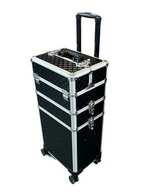 Podostar Make-up Koffer - Visagie koffer - ZWART - Professionele Opbergruimte voor al je Beautybenodigdheden