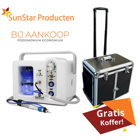   Podomonium Economium pedicure motor GRATIS Koffer Zwart ''Legende''