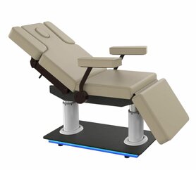 Swan SPA Stoel "EMMA" behandelstoel 4 motorig - Taupe - Verwarming - Geheugen