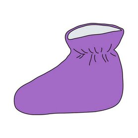   Medixwell sloffen met gevoerde binnenzijde badstof en velours