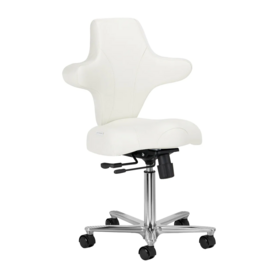 Pedicure Tabouret Azzurro met borst steun | WIT