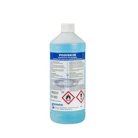 Reymerink Podiskin chloorhexidine 1 liter Hand- en huiddesinfectiemiddel met terugvettende werking. 1 liter