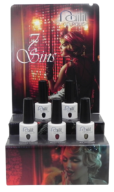 Nailit 7 sins display incl. 5 kleuren