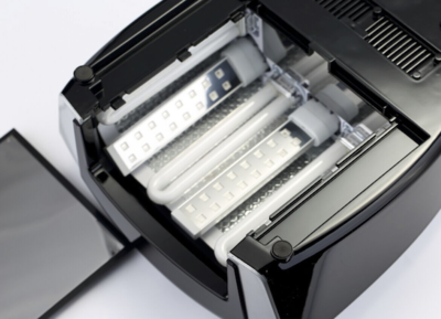 Glare UV/LED lamp